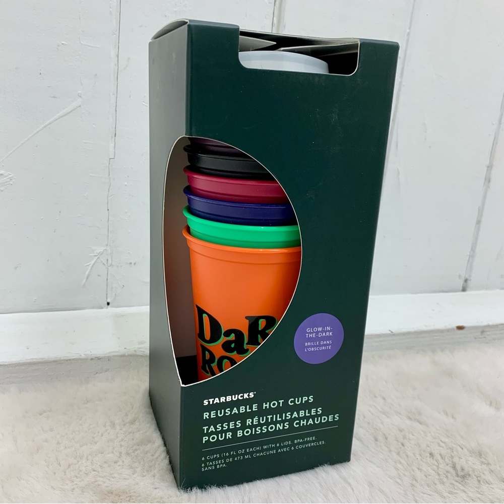 Starbucks Glow in the Dark Reusable Hot Cups